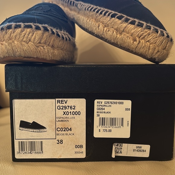 Chanel espadrilles size 38 dark blue - Picture 3 of 11